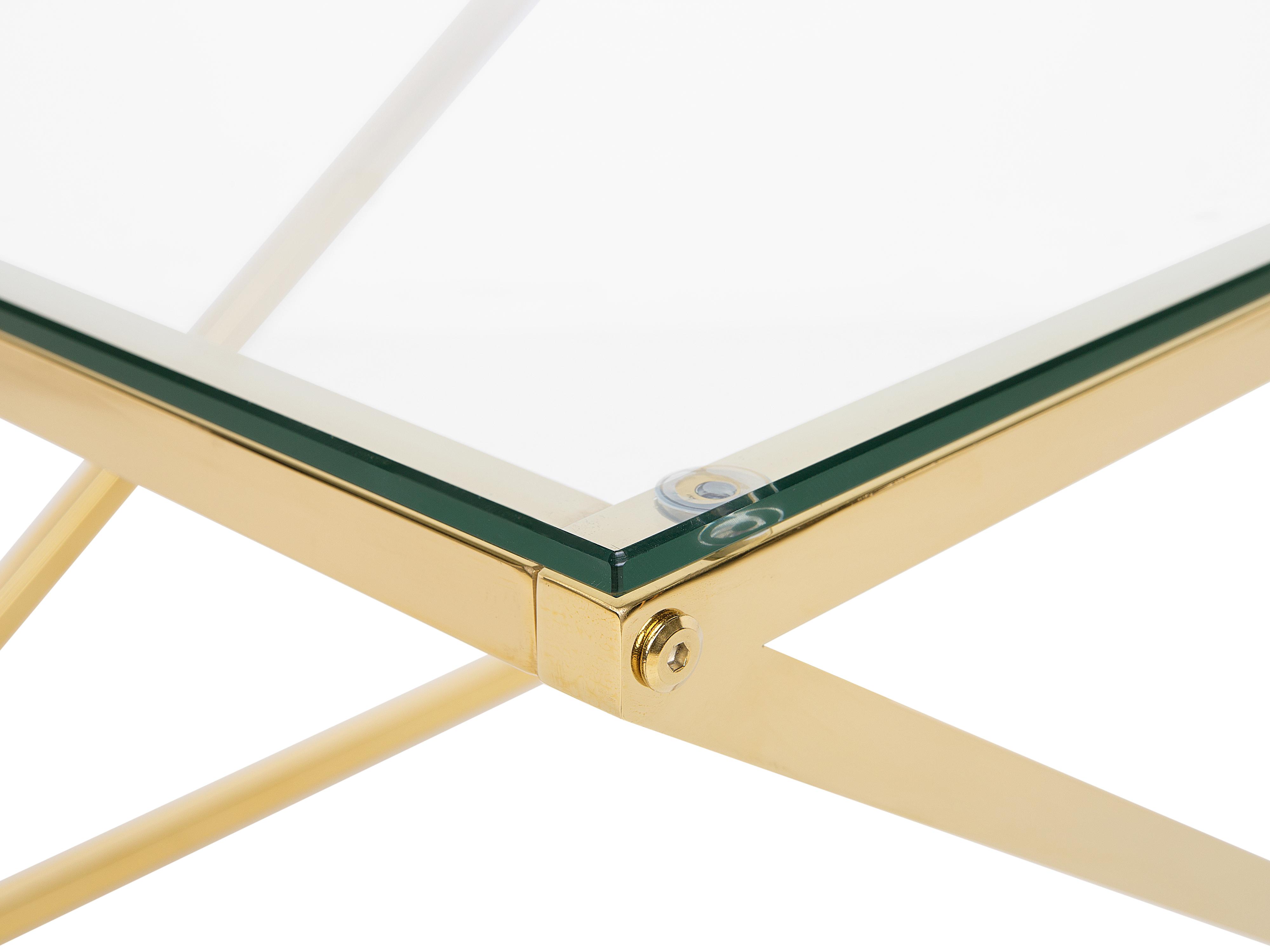 Salontafel BEVERLY Glas Goud