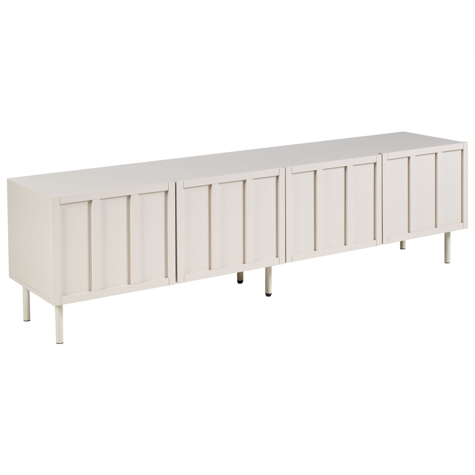 Beliani - CLUNES - TV-meubel - Lichtbeige - MDF