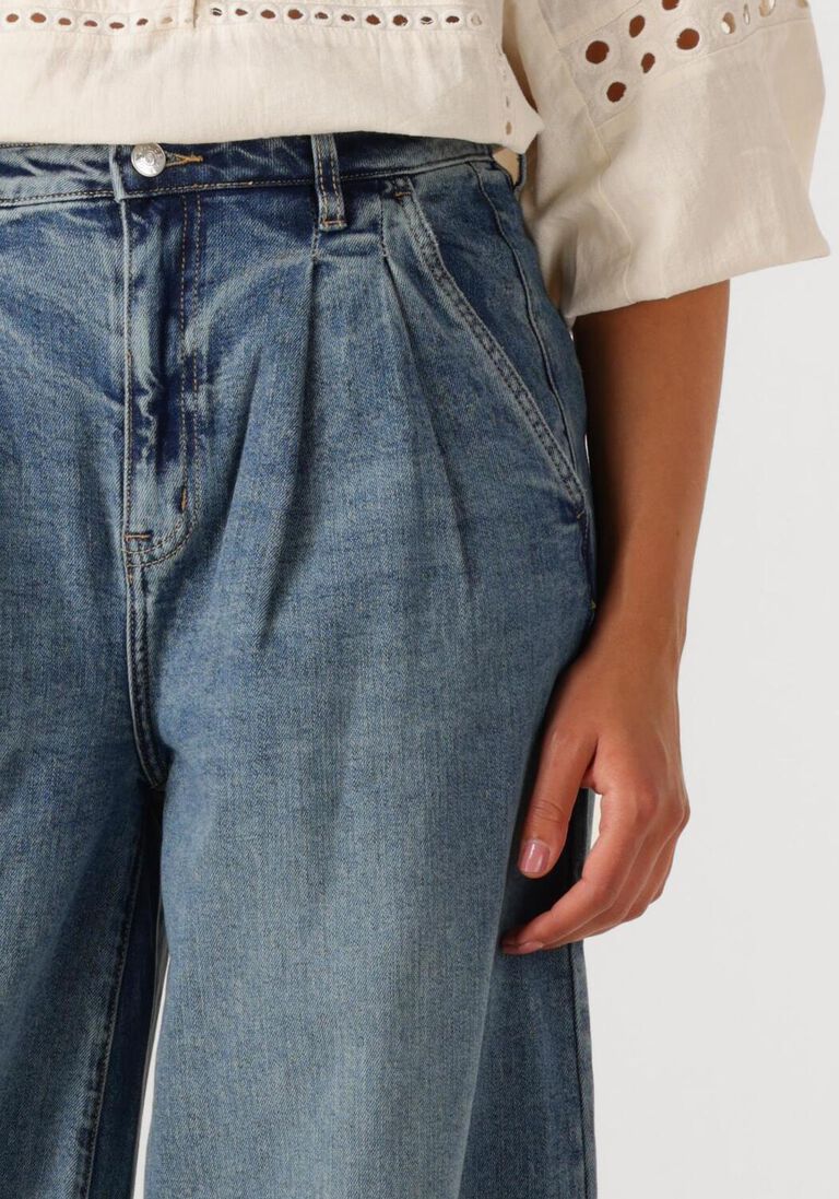 blauwe janice wide jeans dollar