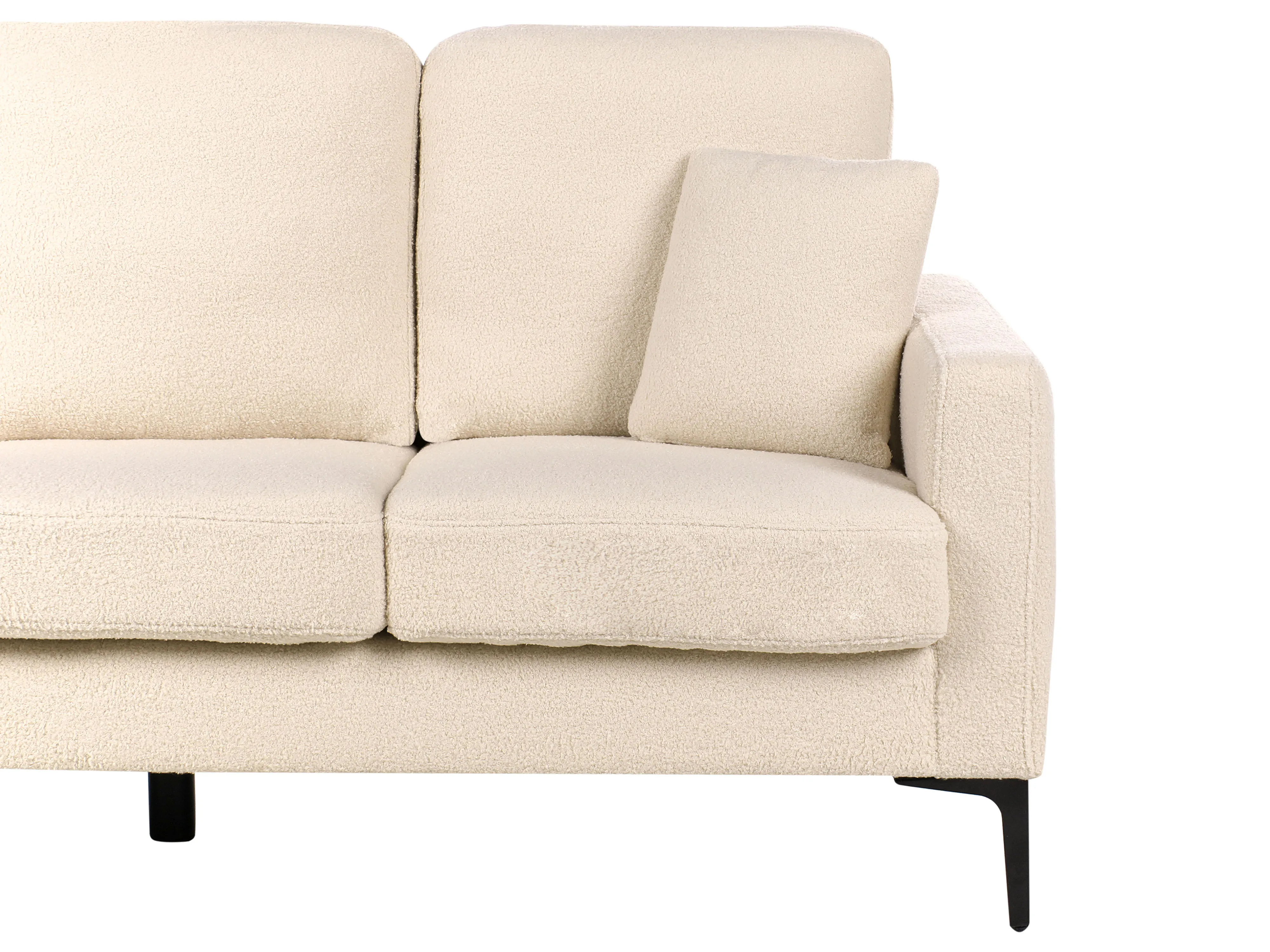 Bank 3-zits GAVLE Bouclé Beige