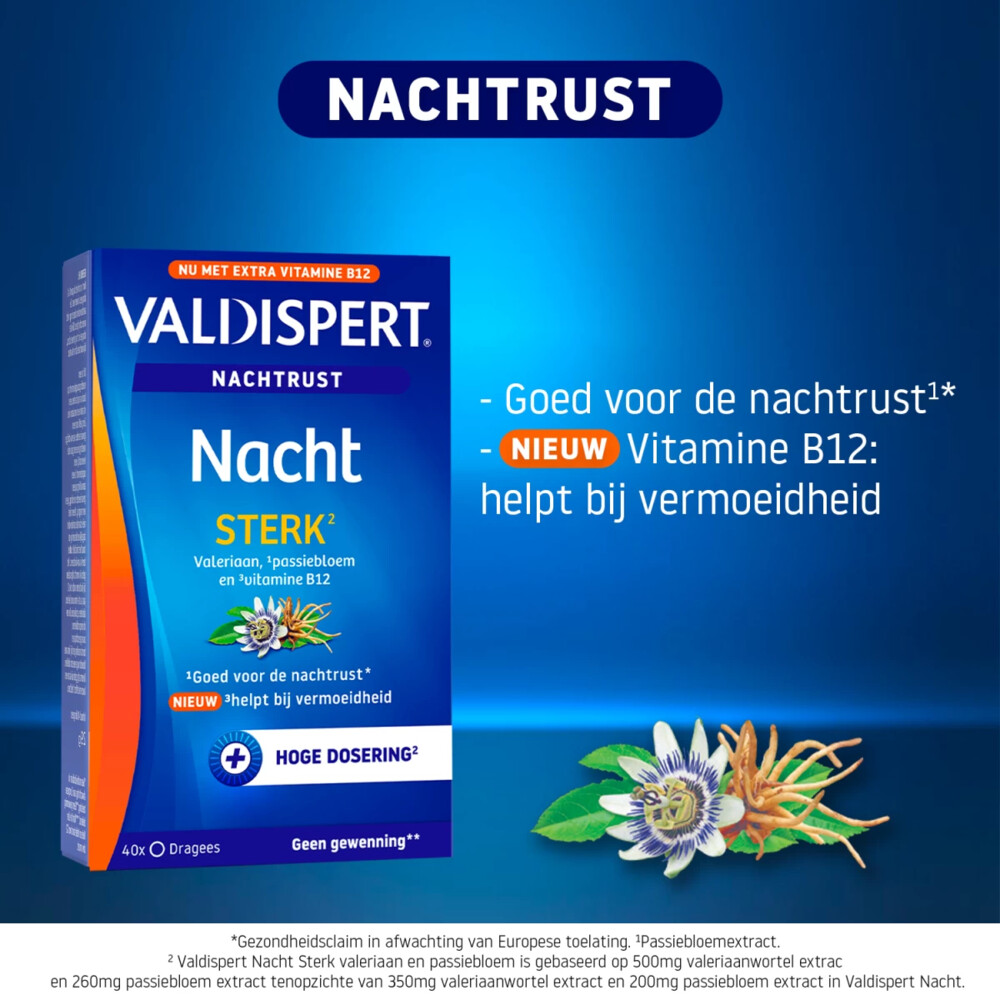 Valdispert Nacht Sterk40 tabletten