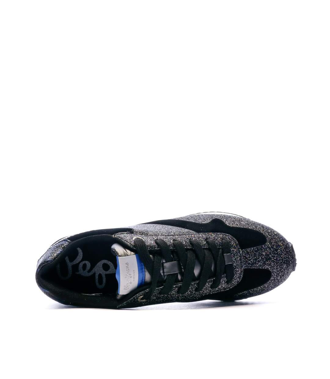 Baskets Noires à Paillettes Femme Pepe Jeans Rusper Warmy