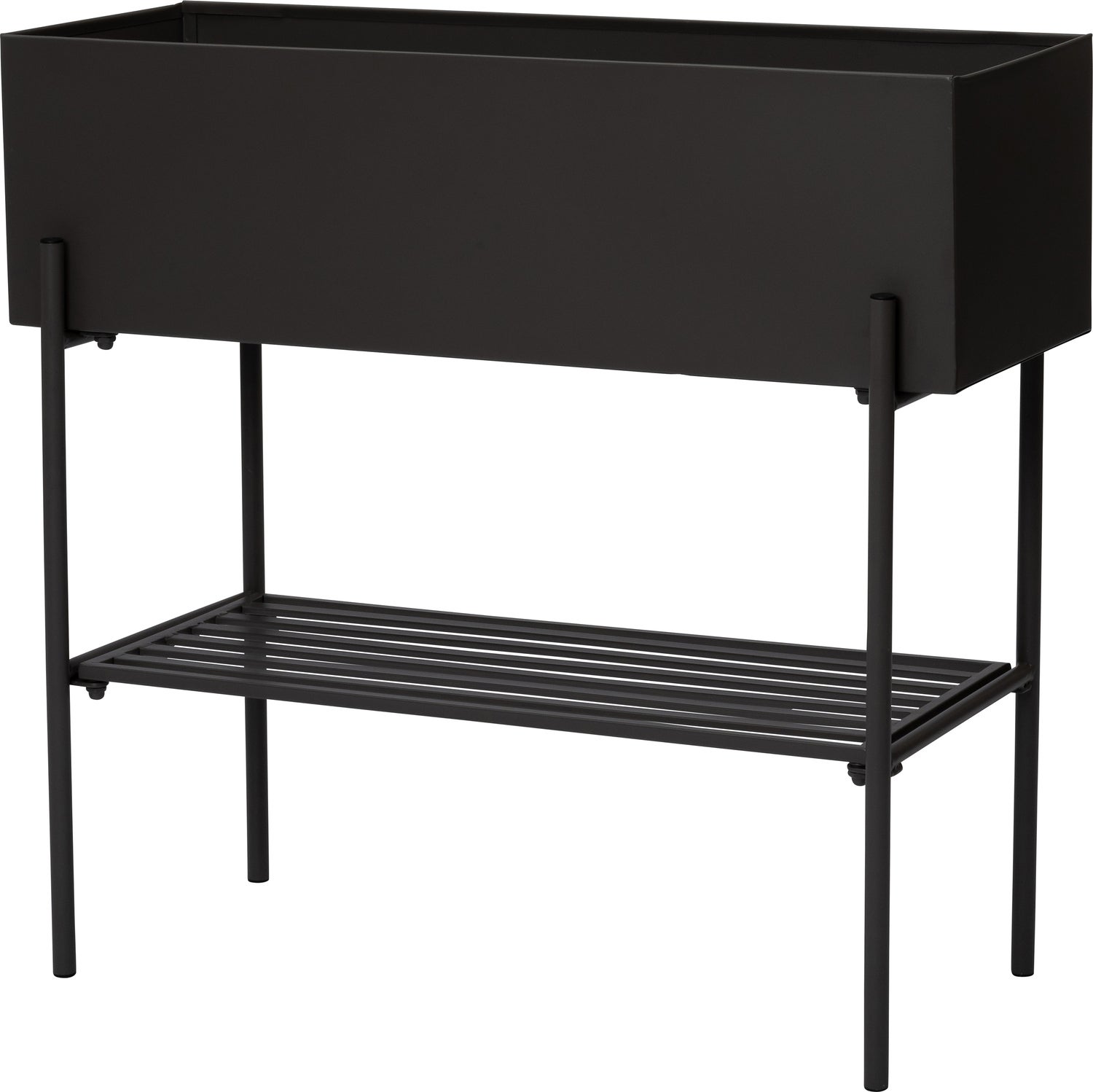 Intratuin plantenbak op poten Varda grijs 70 x 28 x 65 cm