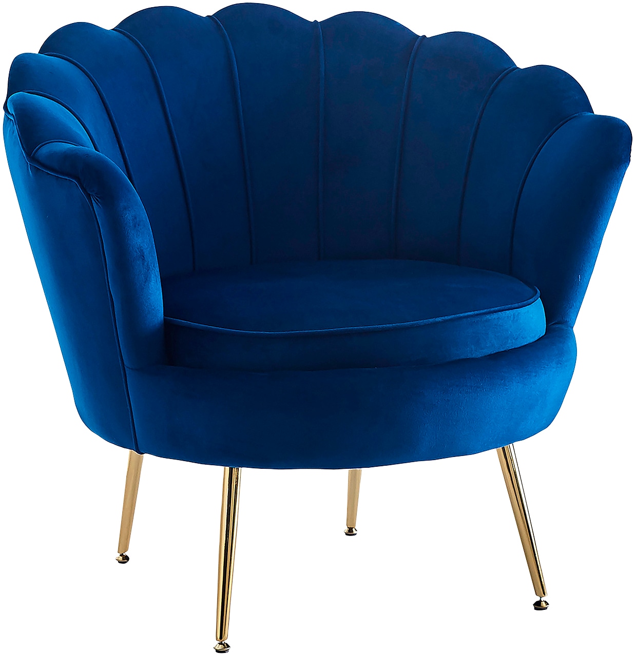 SalesFever Loungesessel »Clam - Design Cocktailsessel« Prachtvoll extravagantes Design im Muschel-Look