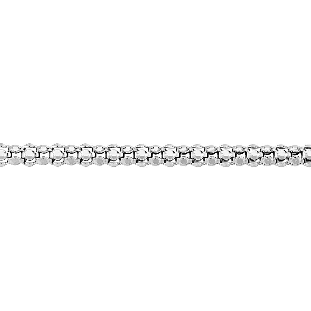 Collier Nahila Argent Blanc