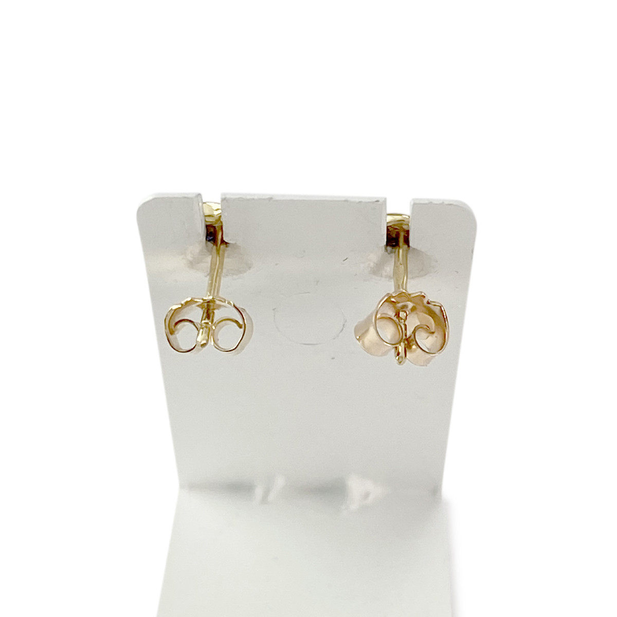 Boucles d'oreilles d'occasion or 750 jaune saphirs