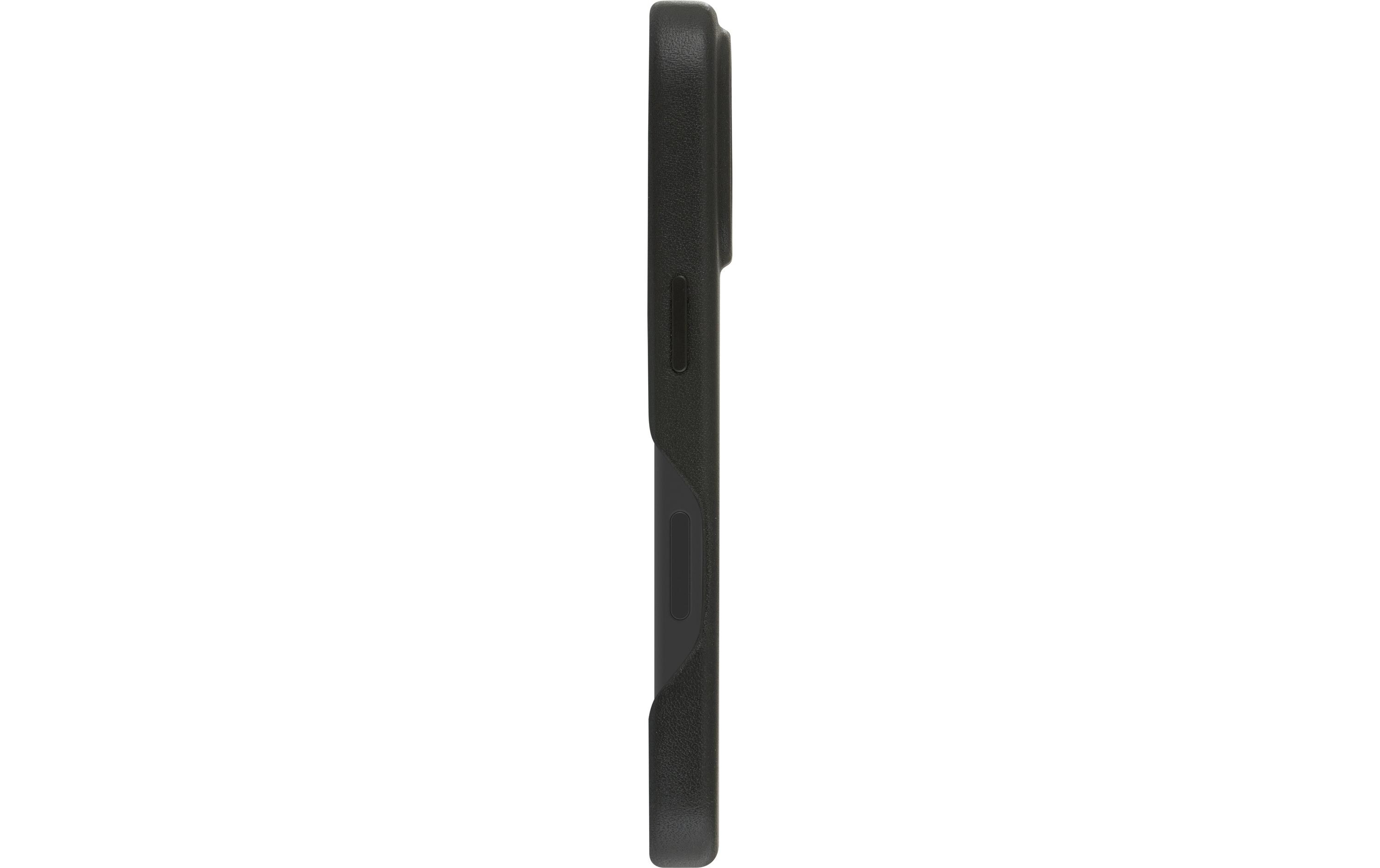 Book Cover Roskilde iPhone 16 Pro SchwarzSchutzhülle aus Leder mit MagSafe-Funktion für das Apple iPhone 16 Pro