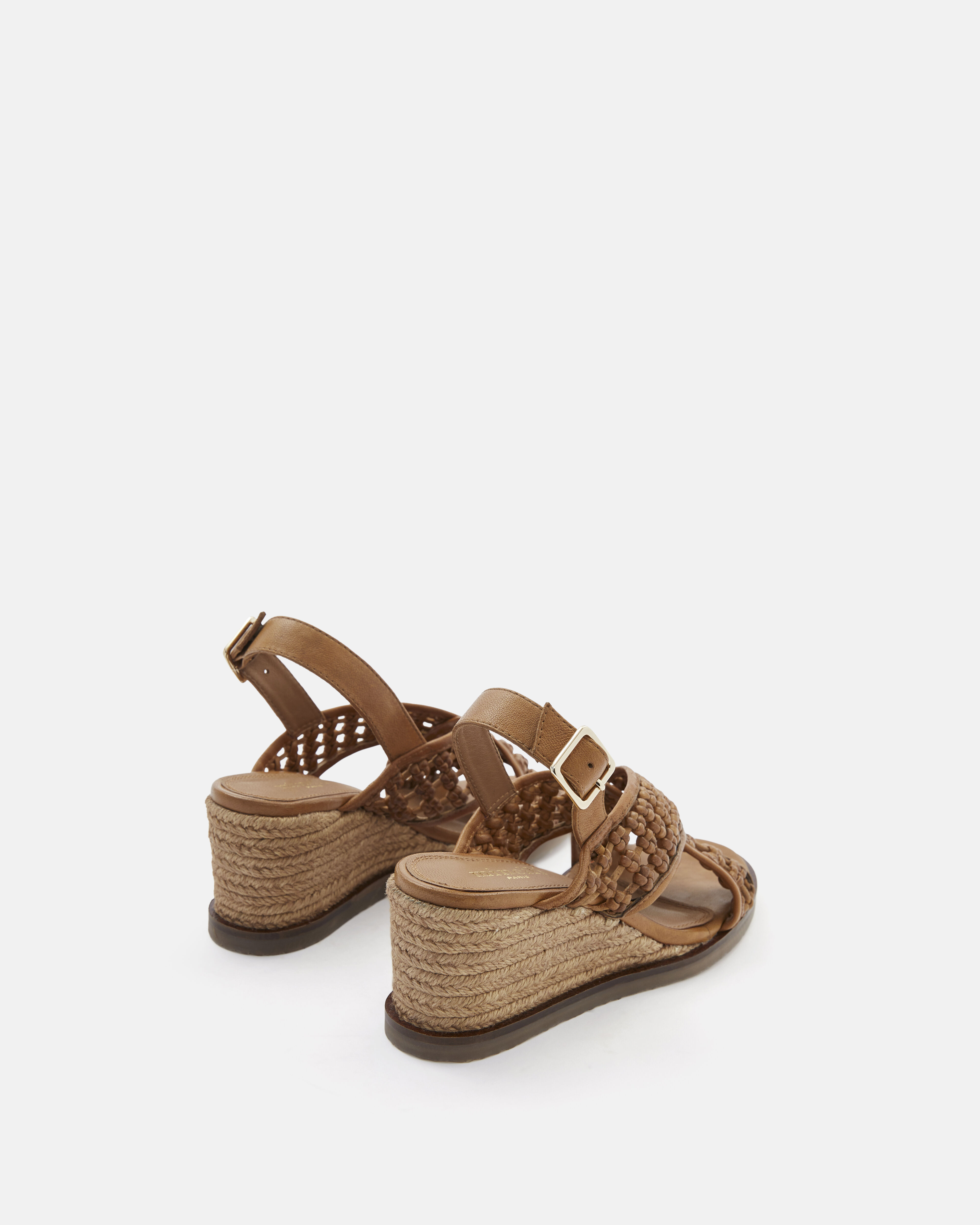SANDALE COMPENSEE FORAMA Cuir