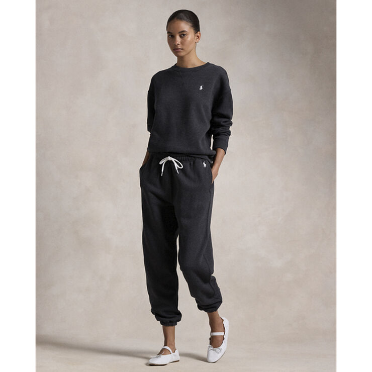 Polo Ralph Lauren ARCTIC FLEECE-LSL-SWS Black marl heather