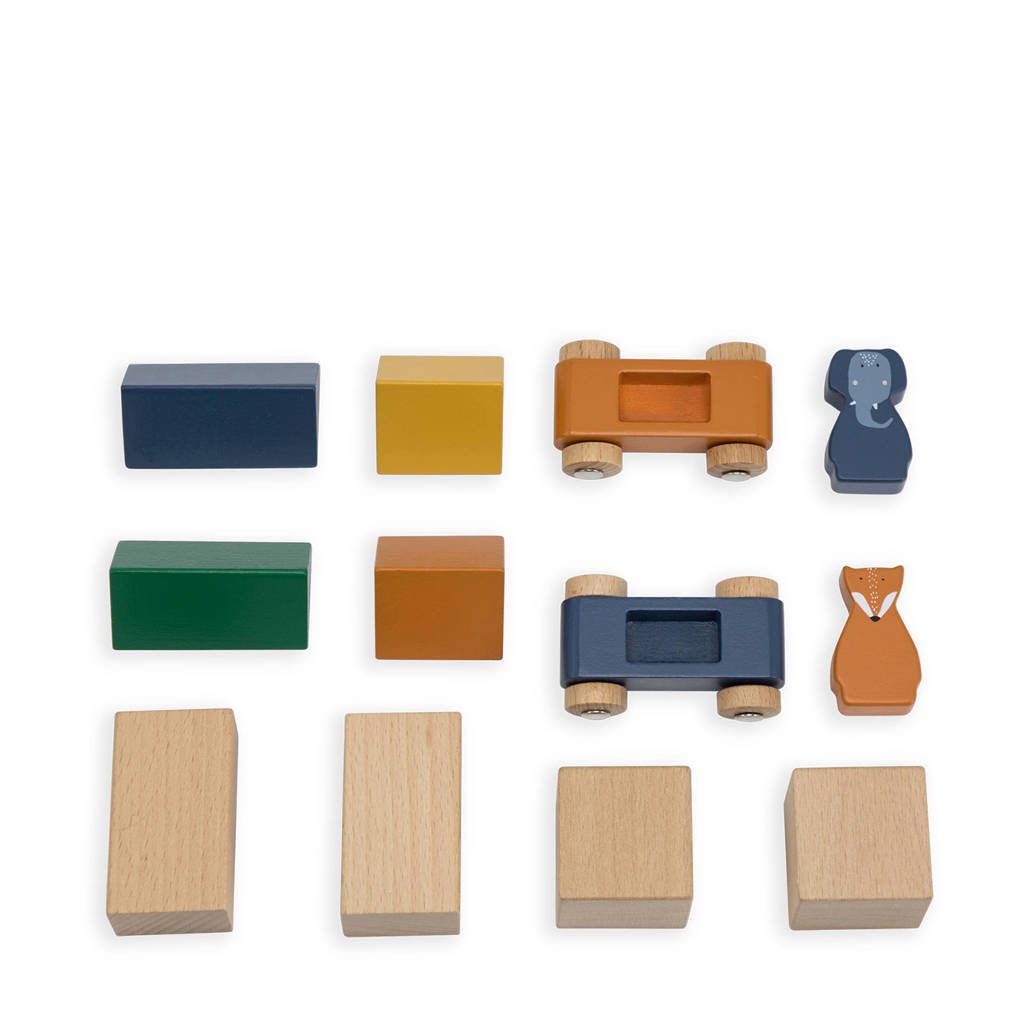 stratenpuzzel met accessoires blokpuzzel 32 stukjes