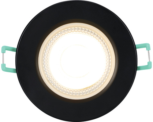 LED inbouwspot IP65 5,5W 550 lm verstelbaar wit zwart Ø 8,7/6,8-7,4 cm 230V
