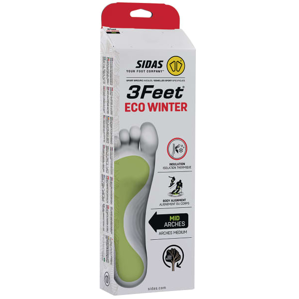 Semelle chaussure de ski SIDAS WINTER 3FEET ECO MID UNICOLORE
