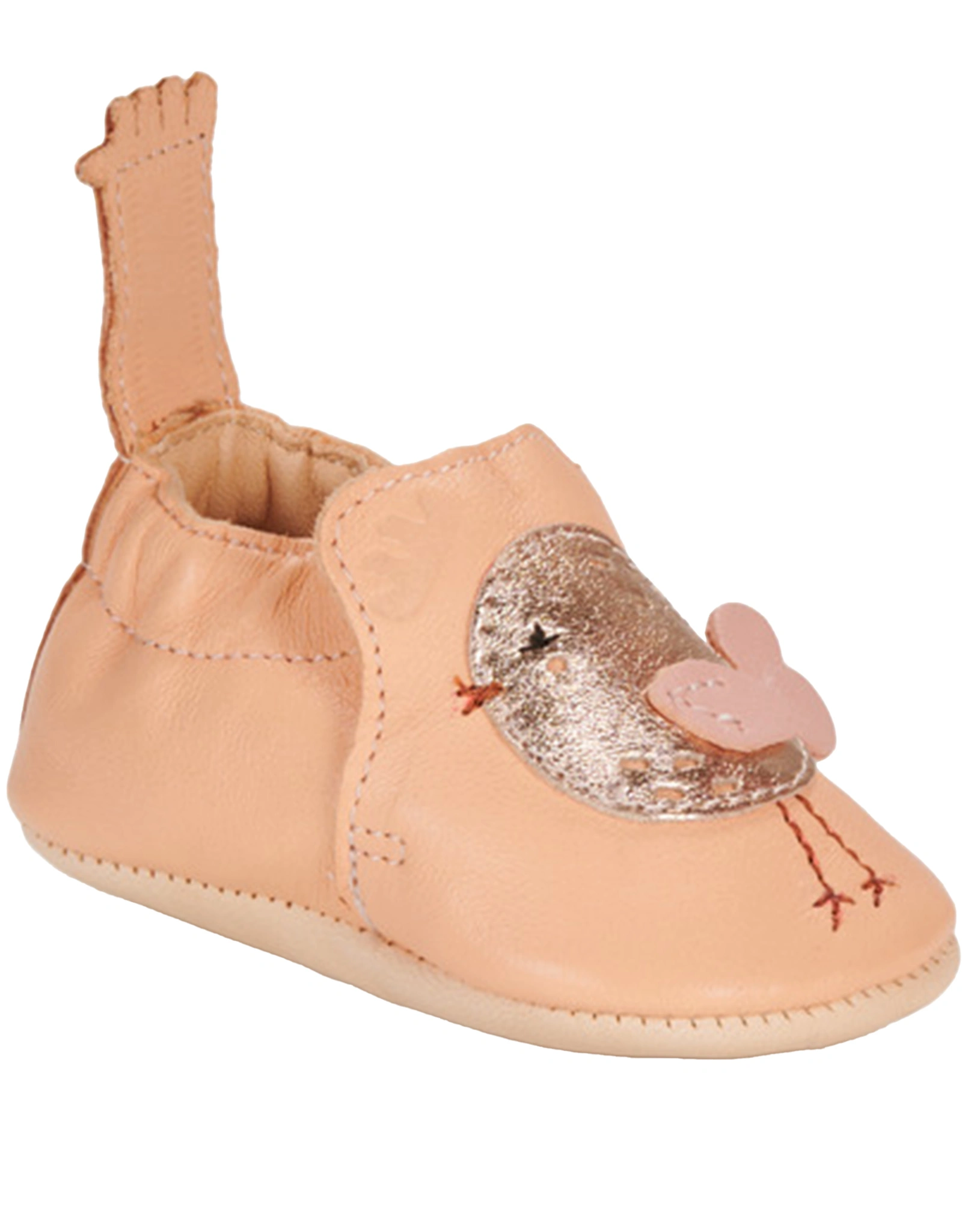 Krabbelschuhe MY BLUMOO POULE in abricot