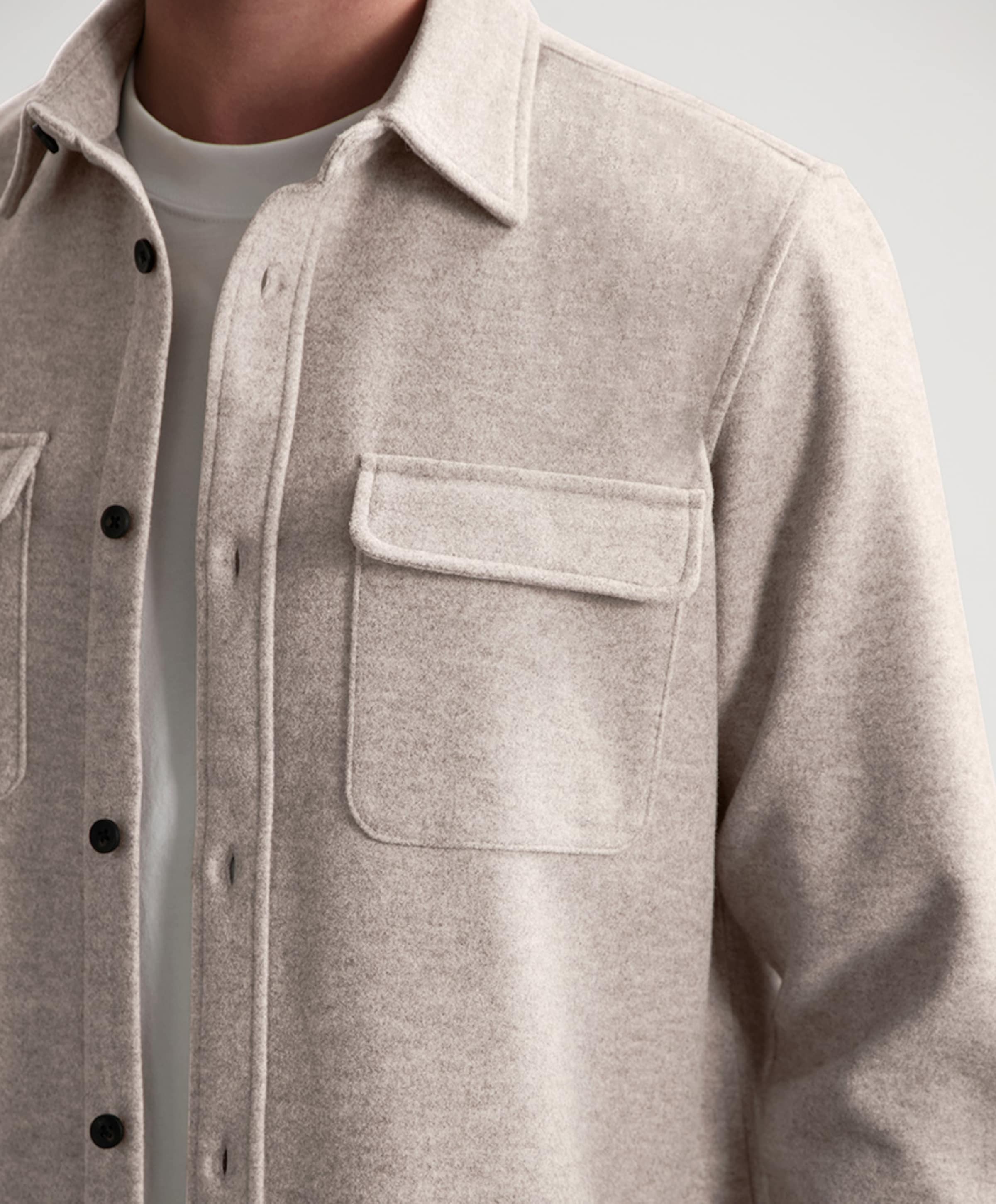 Dstrezzed Overshirt grijs