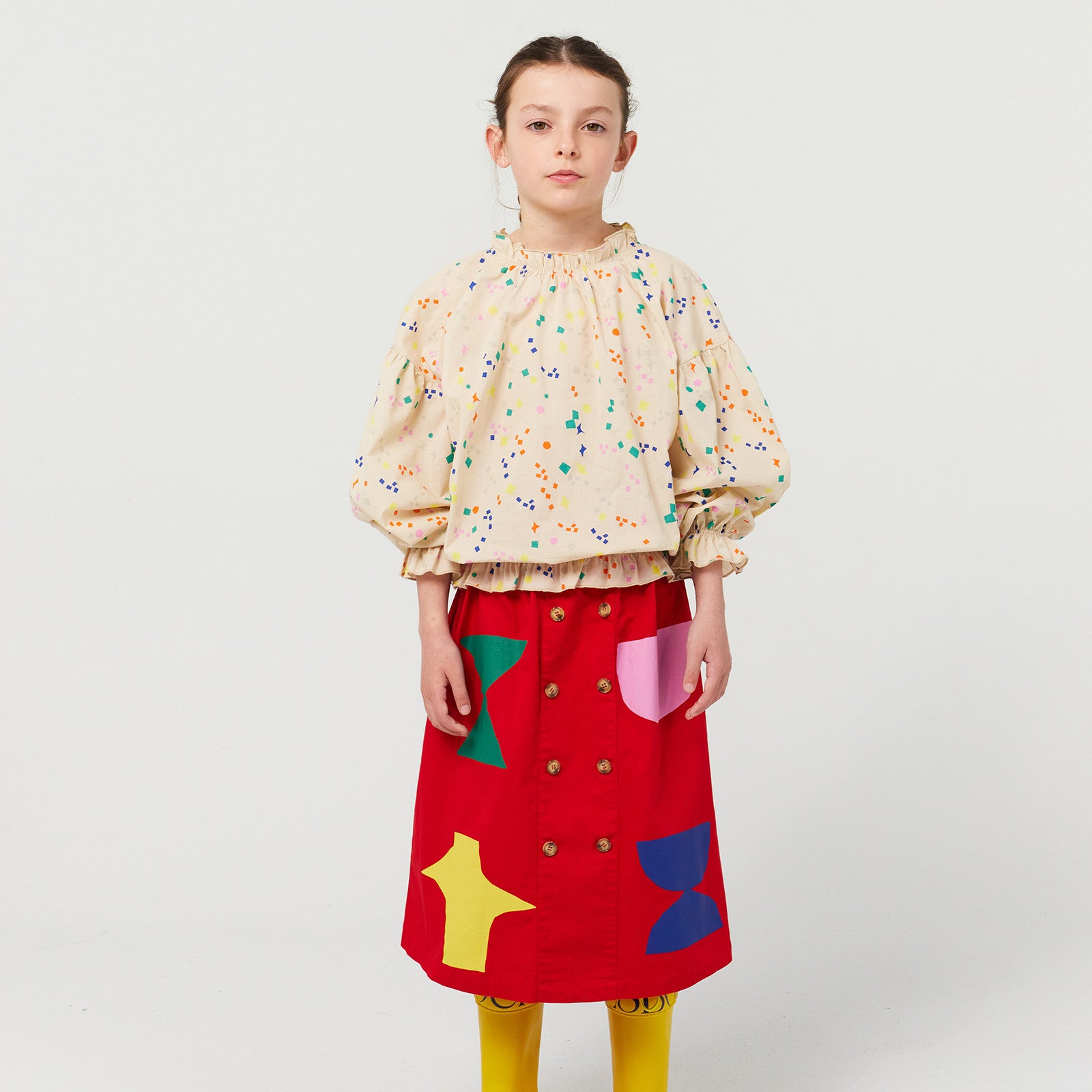 Bluse Sparkles all over Offwhite
