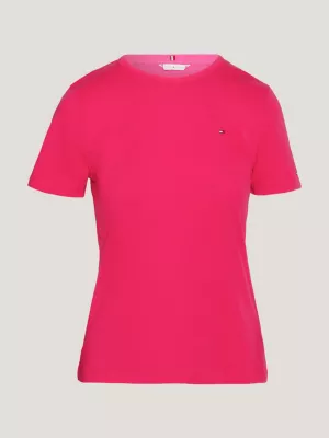 Camiseta de corte justo com listras bretãs