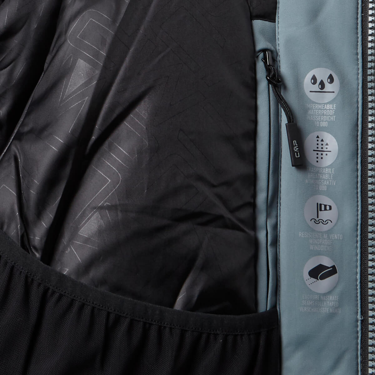 CMP Zip Hood Skijakke Dame
