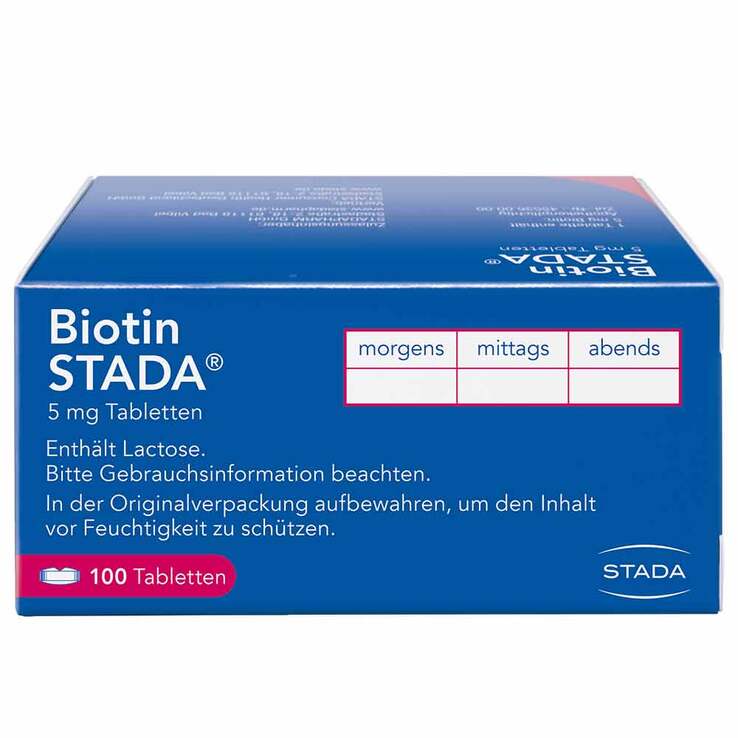 Biotin STADA 5 mg Tabletten, 100 St