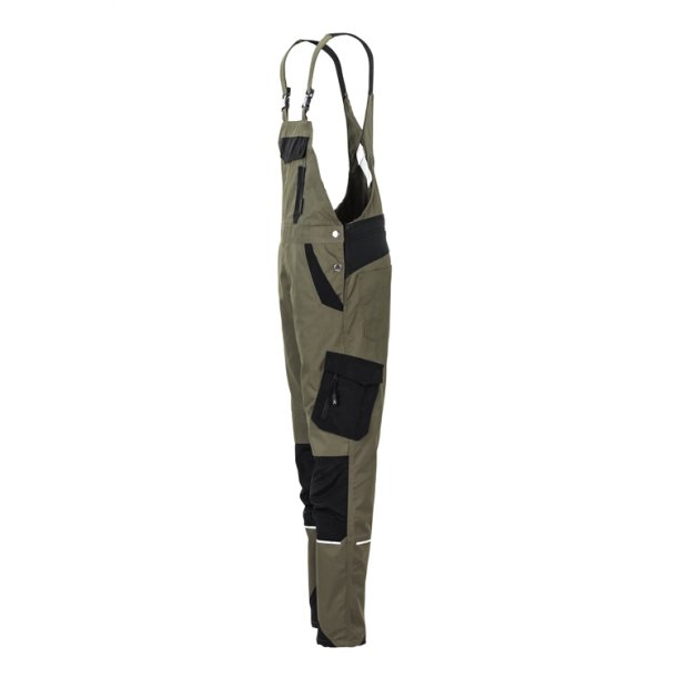 6535 Norit Dameoveralls oliven/sort