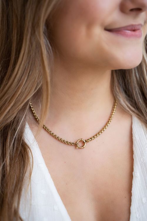 Ketting gedraaid met slotje