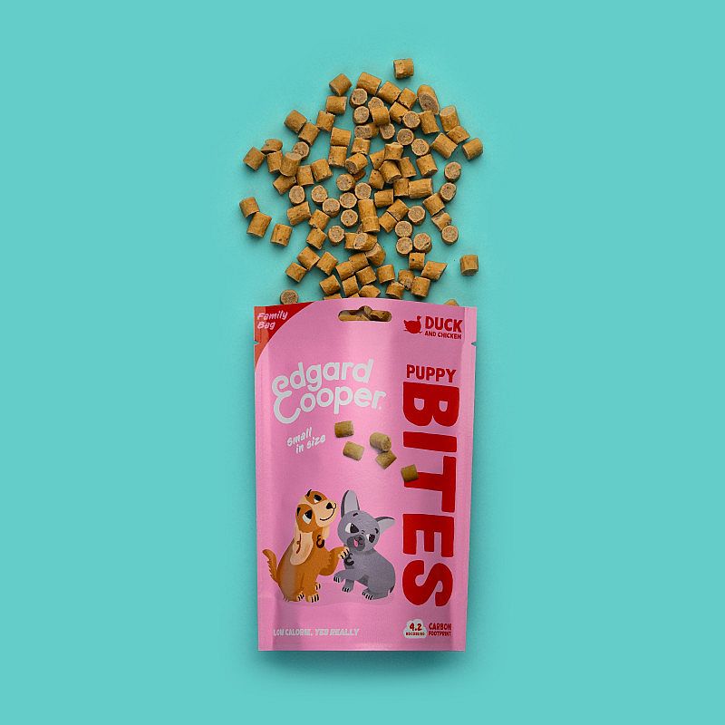 Edgard & Cooper Puppy Bites Eend & Kip | Small - 120 gram | 13521.1