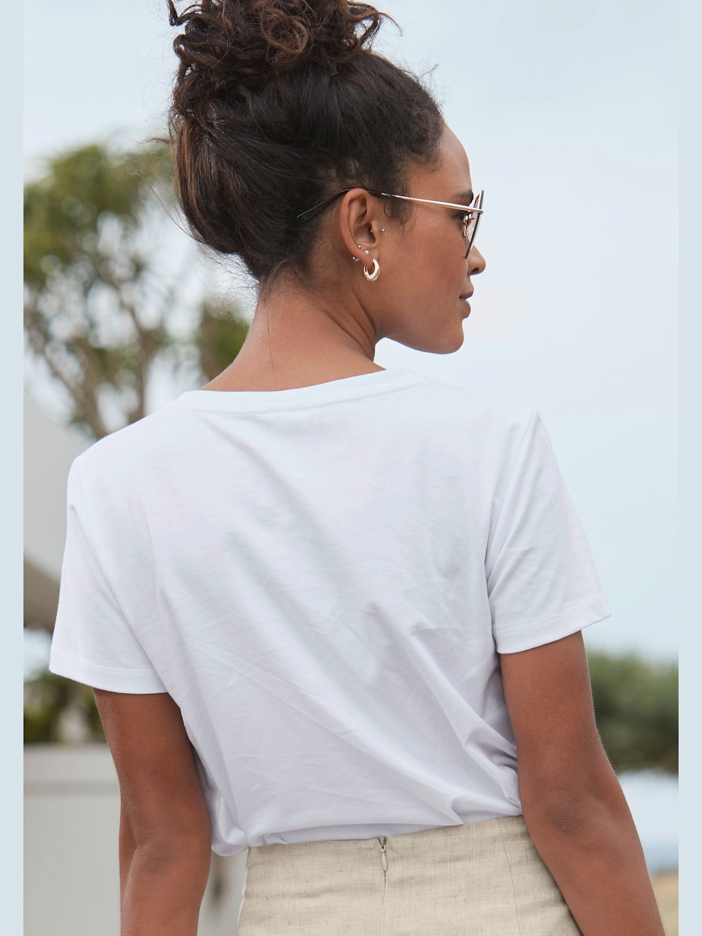 T-shirt encolure ronde