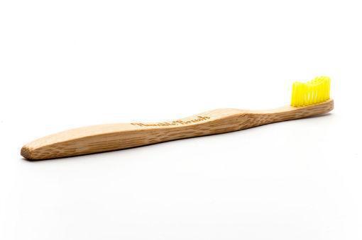 Humble Brush Tandenborstel Geel Adult Brush 1st
