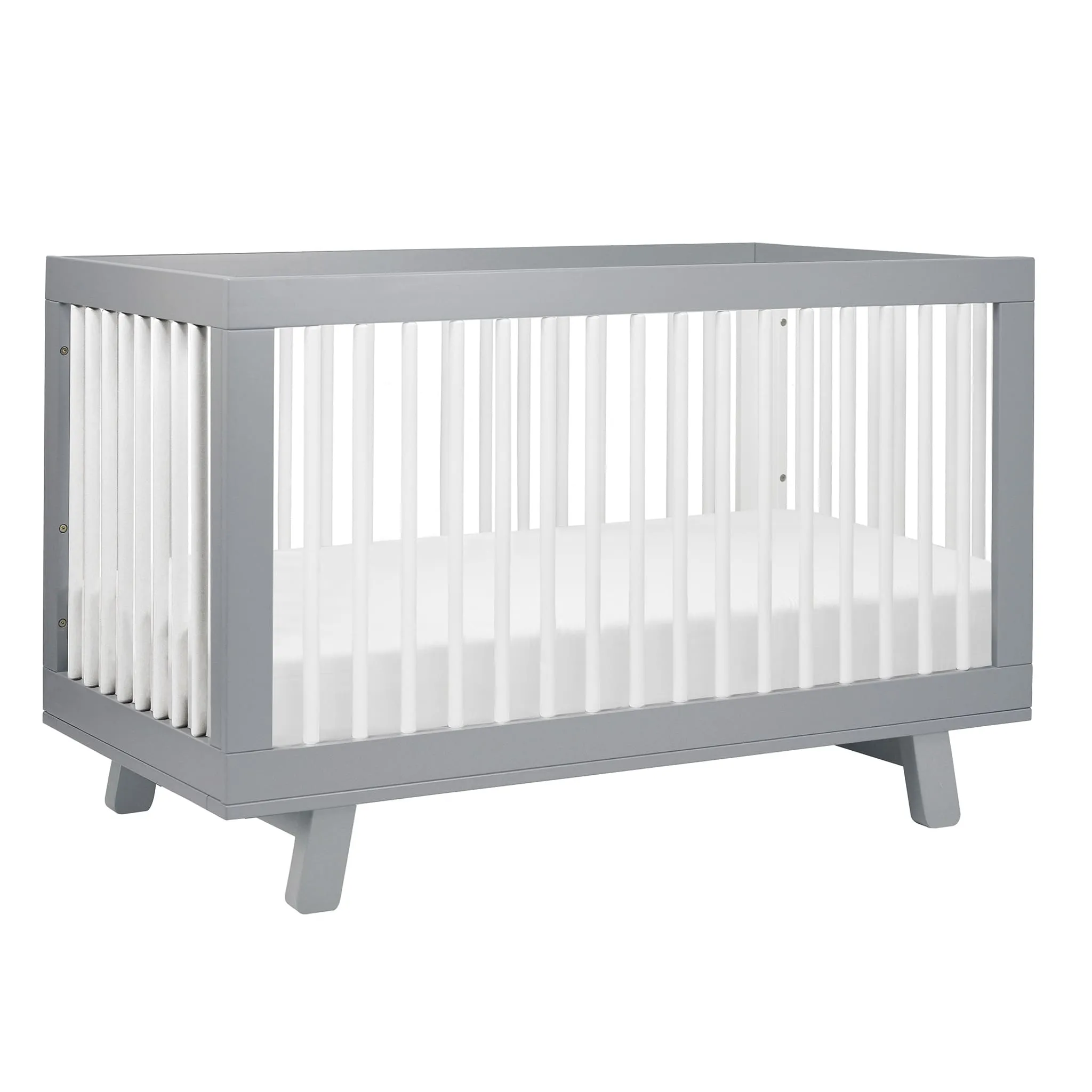 Babyletto Couchette Convertible 3 en 1 Hudson - Gris  Blanc