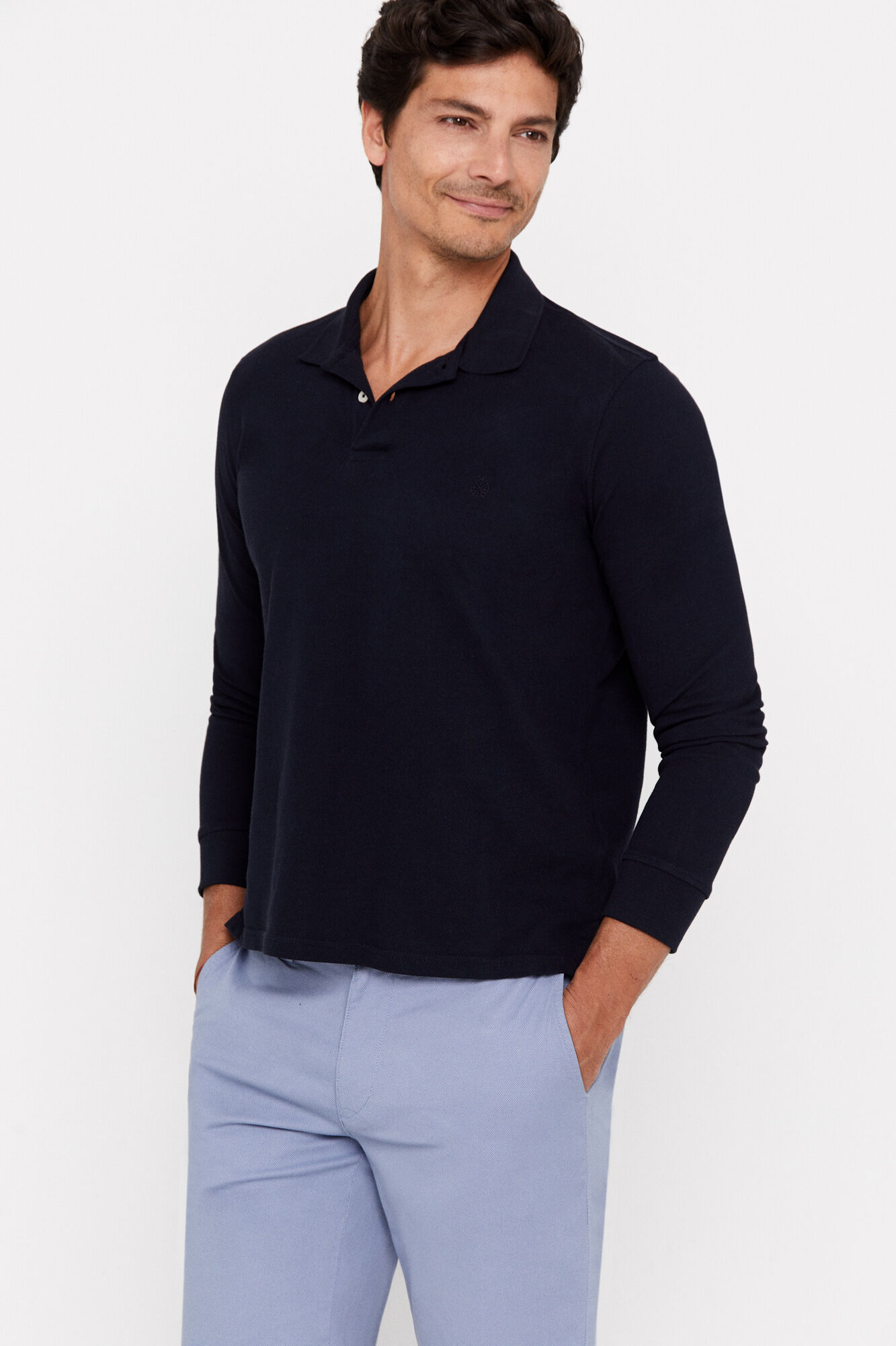 Bermuda chino estampada - Azul