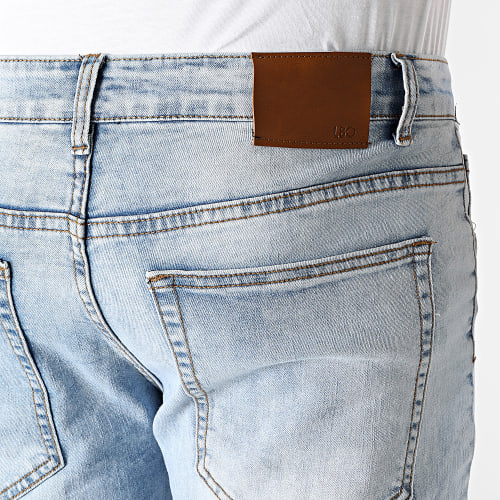 Short Jean 0204 Denim Bleu Wash