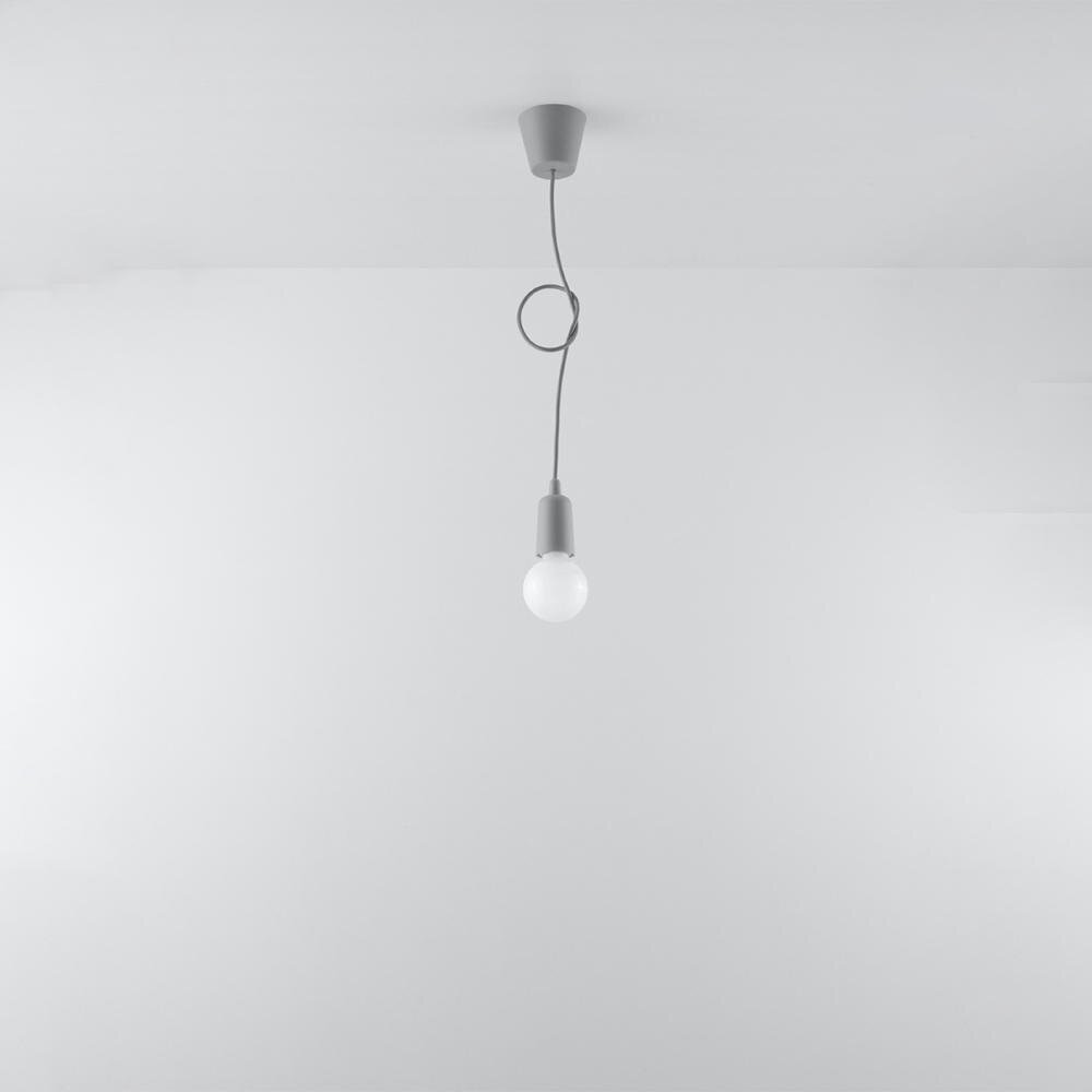 famlights | Dani hanglamp in grijs, E27, 1-lichts