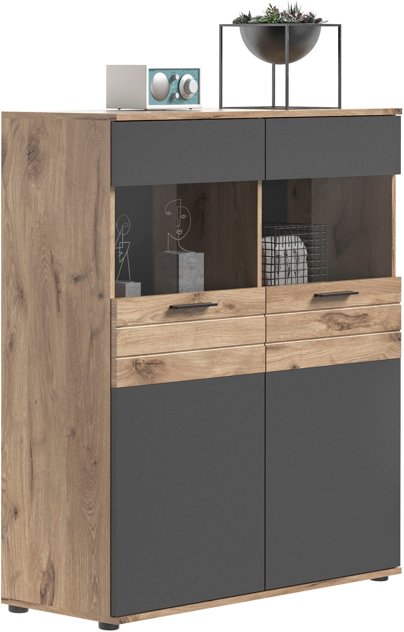 INOSIGN Vitrine »Riga« Höhe 122 cm