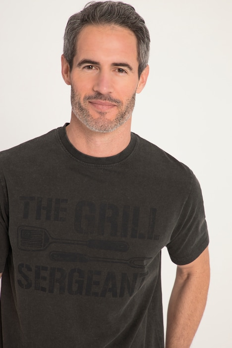 T-Shirt, Grill Sergeant, oil dyed, Halbarm, bis 8 XL