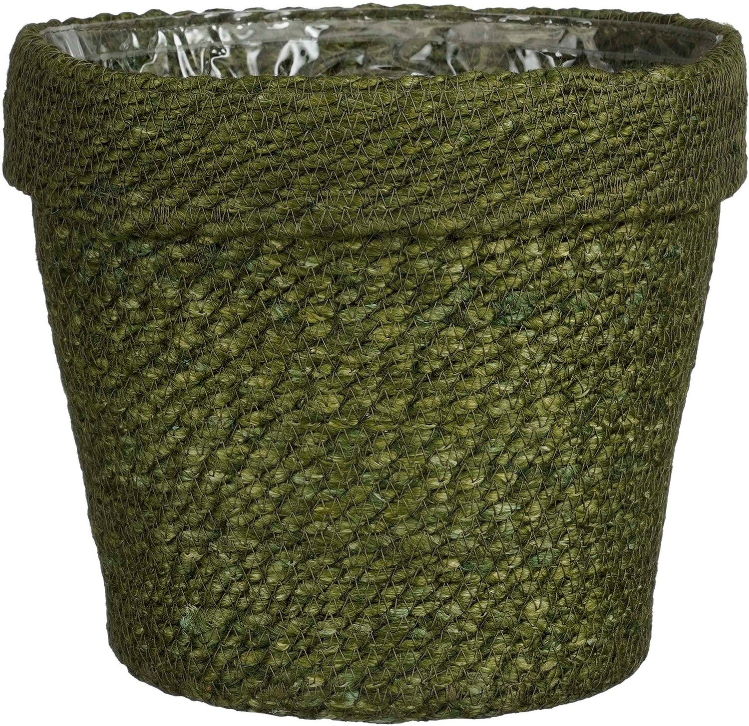 Mica Decorations plantenmand Raja groen D 24 H 22,5 cm