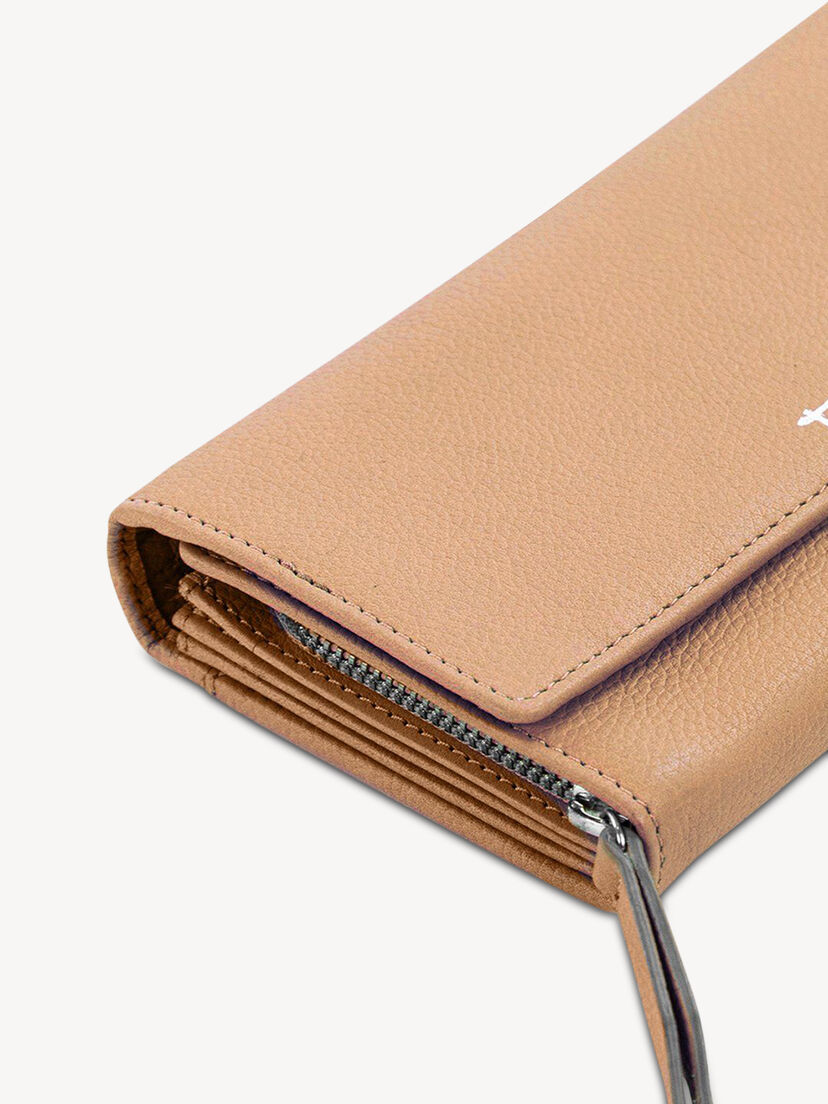 Leren Portemonnee - beige
