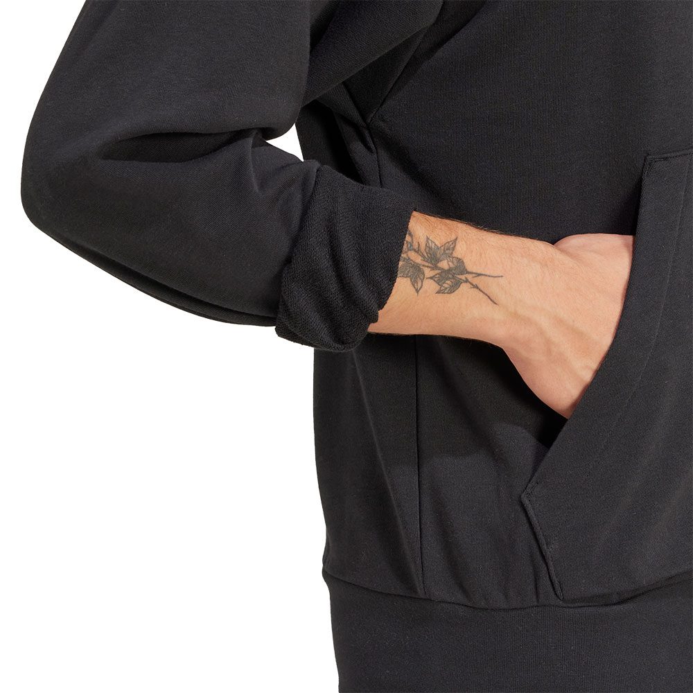 adidas Essentials Feelcozy French Terry Hoodie Herren schwarz