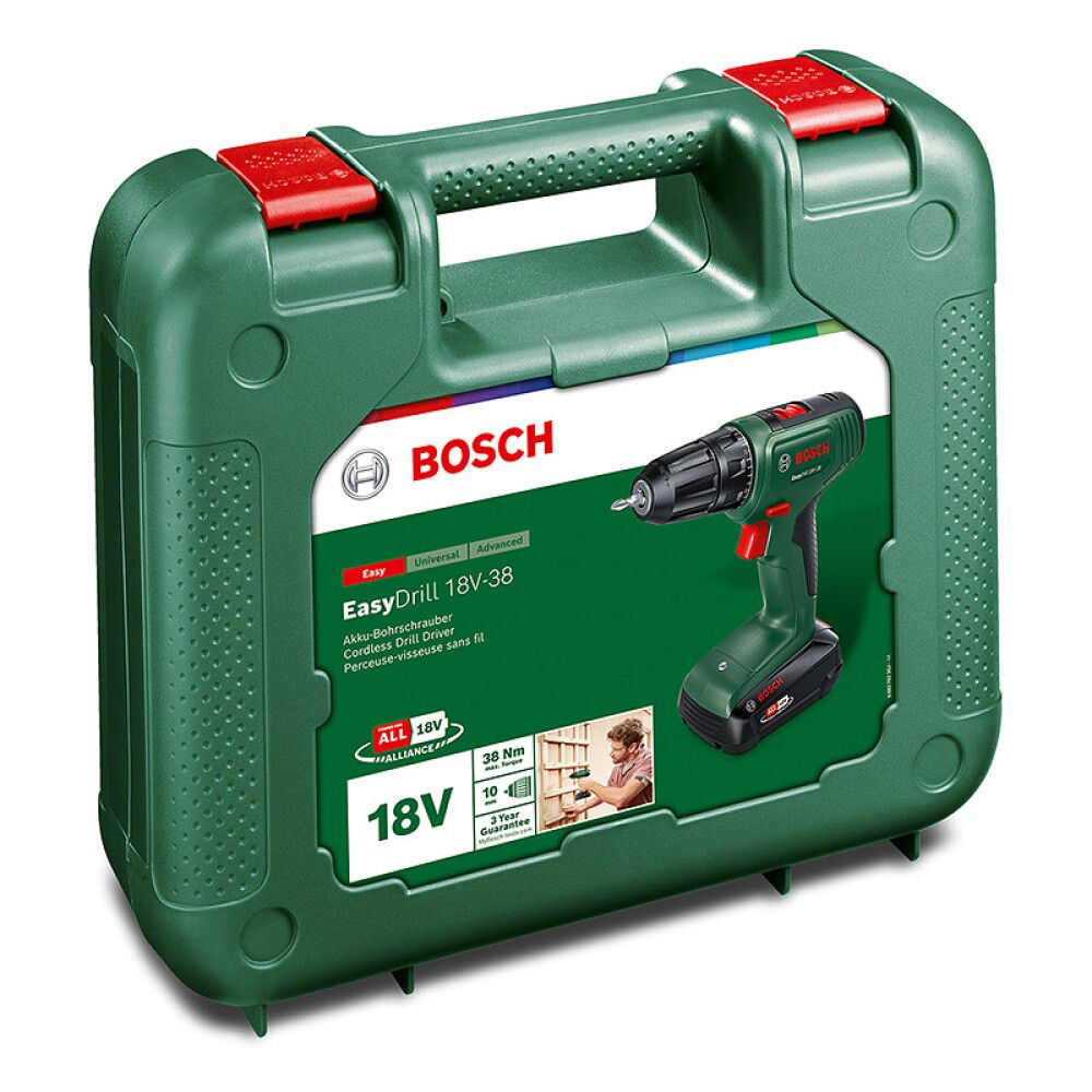 DRILL BOSCH EASYDRILL 18V-38 1X2,0AH