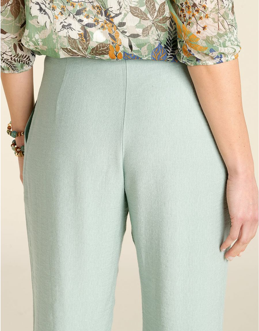 Pantalon chic vert