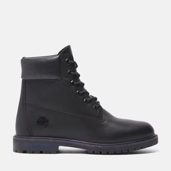 Bota Timberland Premium 6 Inch Impermeável Feminina na Cor Preta