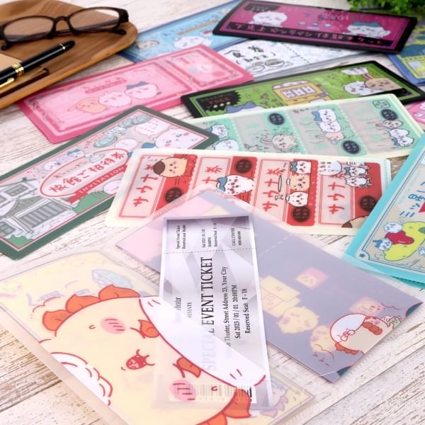 Ensky - Chiikawa mitamemo Secret Ticket Folder (14 types) (Blind Box)