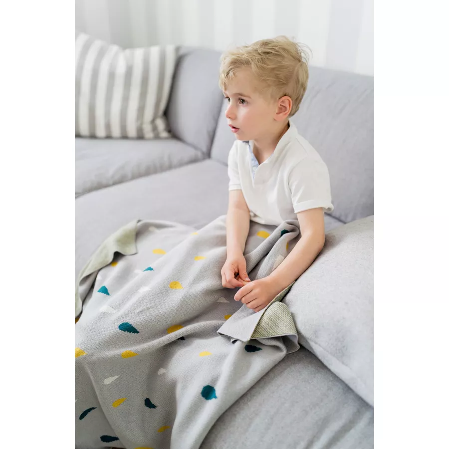 KINDSGUT Kinderdecke, Regentropfen