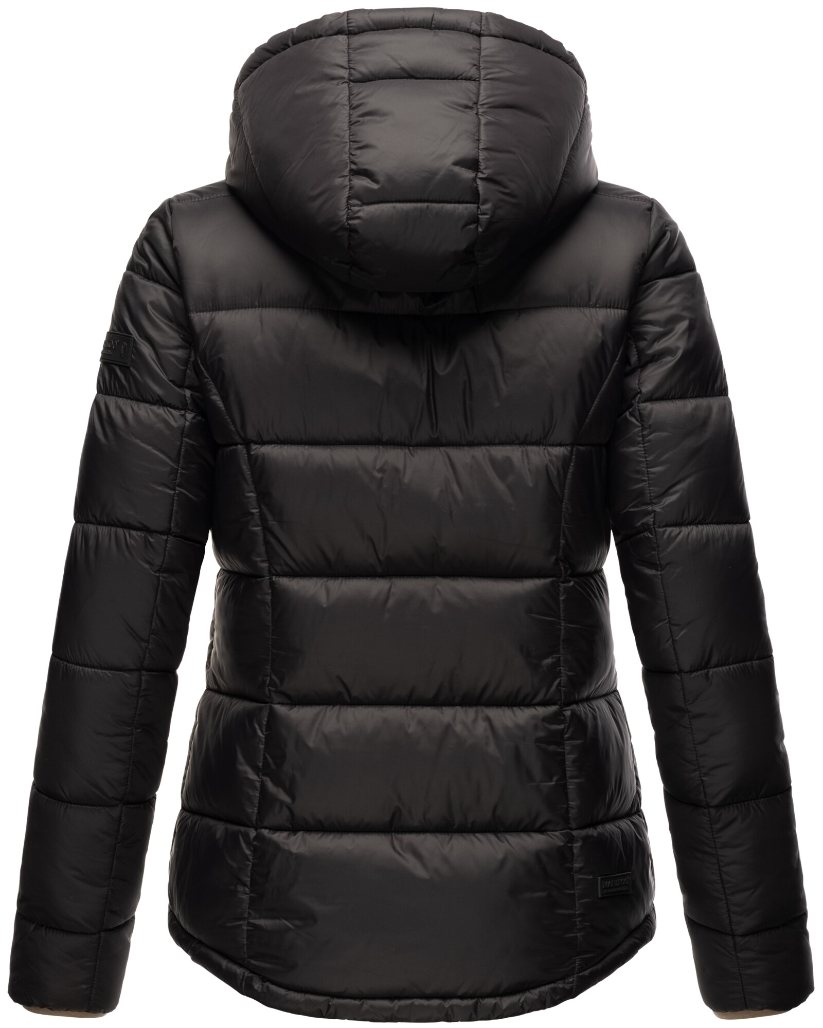 MARIKOO Damen Jacke Steppjacke Übergangsjacke Stepp Herbst gesteppt mit Kapuze Leandraa
