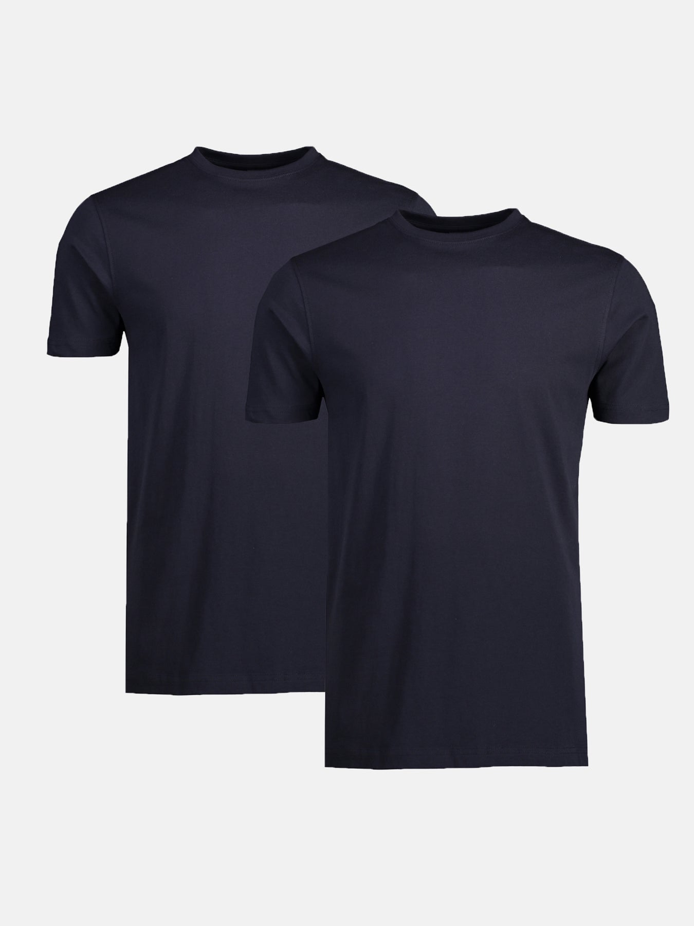 Doppelpack T-Shirt für Herren, Rundhals in Premium Baumwollqualität