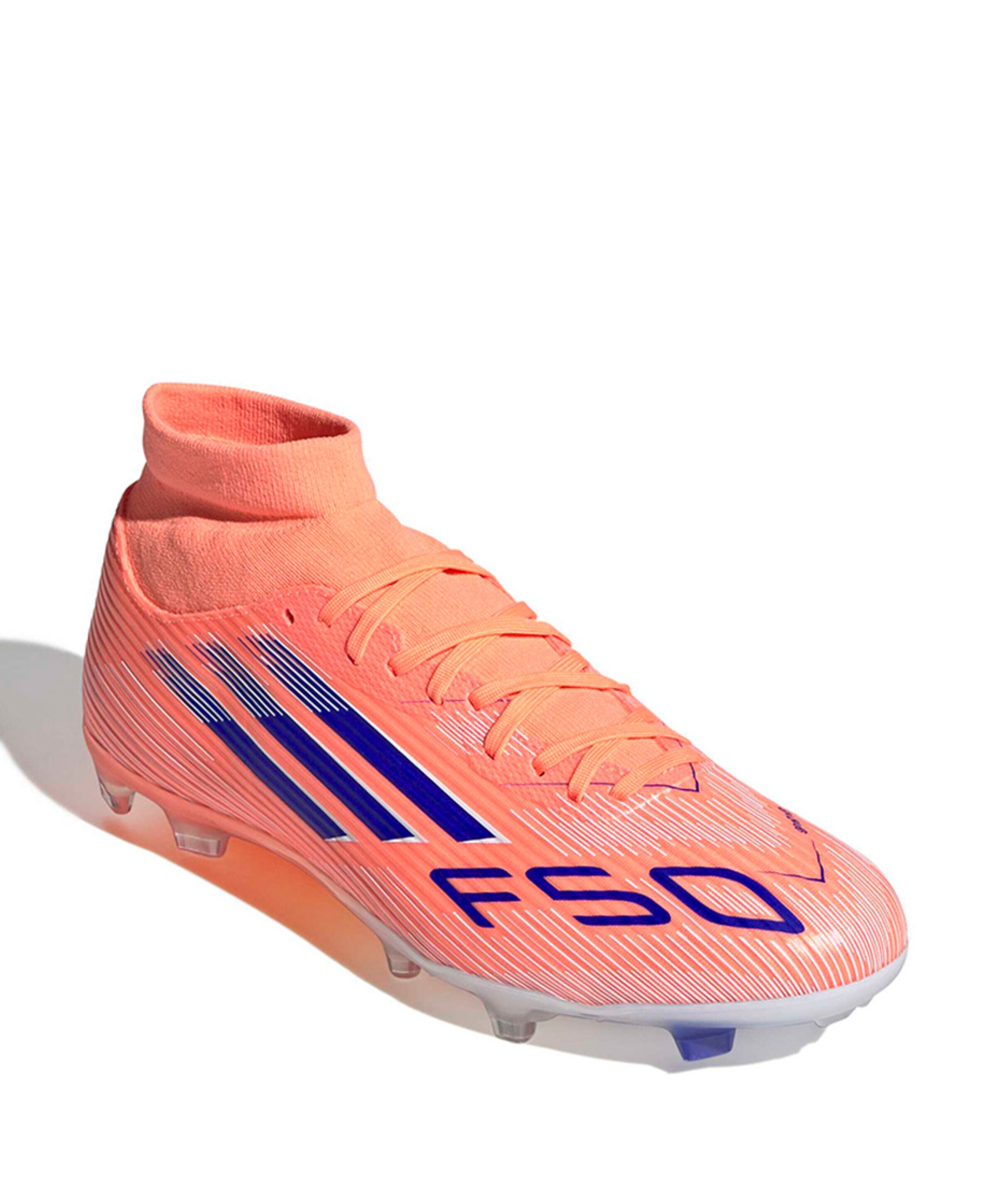 Adidas F50 League Mid Fg/mg heren voetbalschoenen oranje