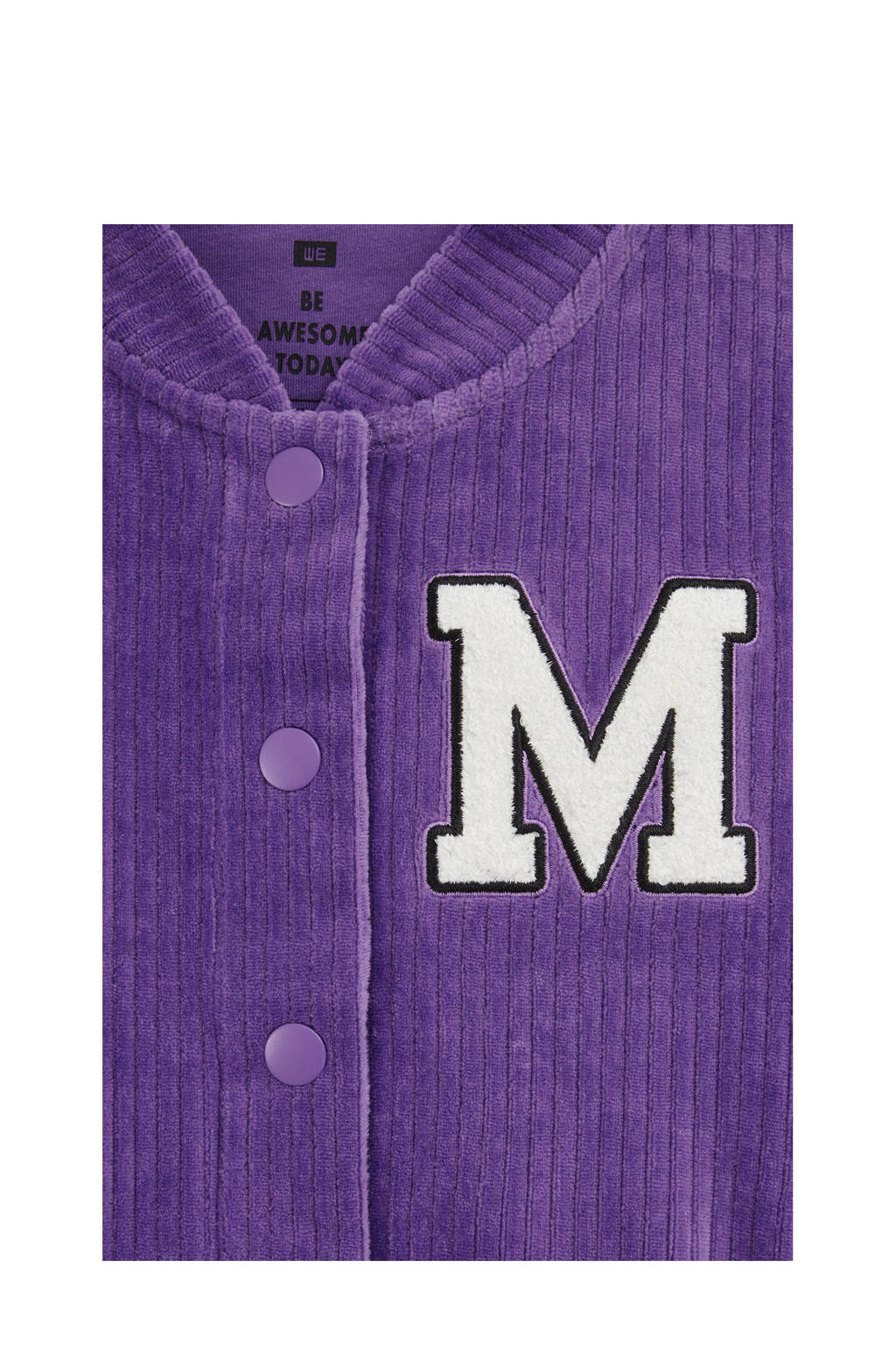 WE Fashion baseball jacket paars