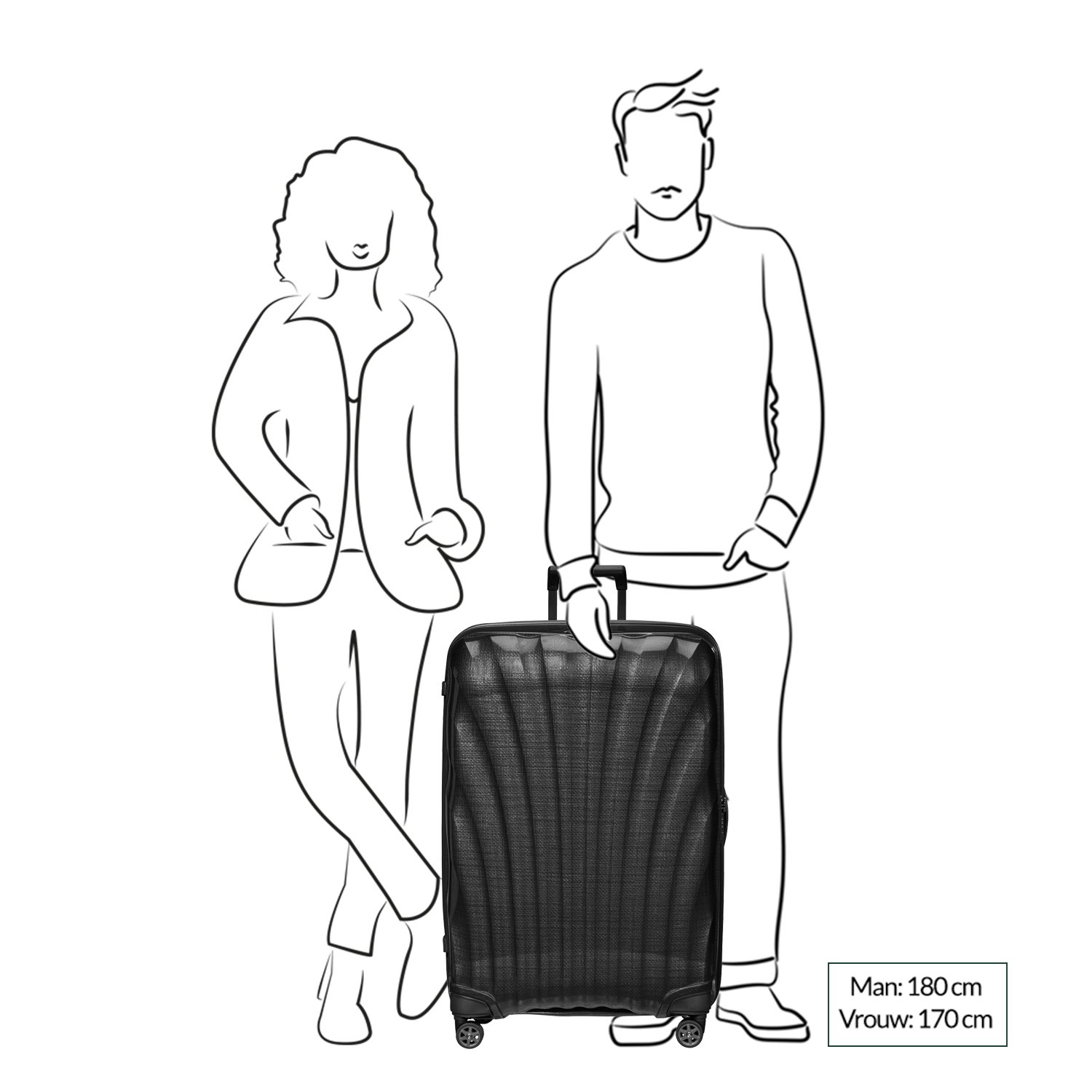 Samsonite C-Lite Spinner 81 midnight blue