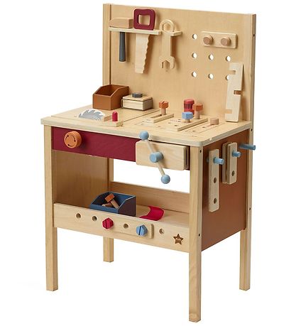 Kids Concept Werkzeugbank - 39 Teile - Holz