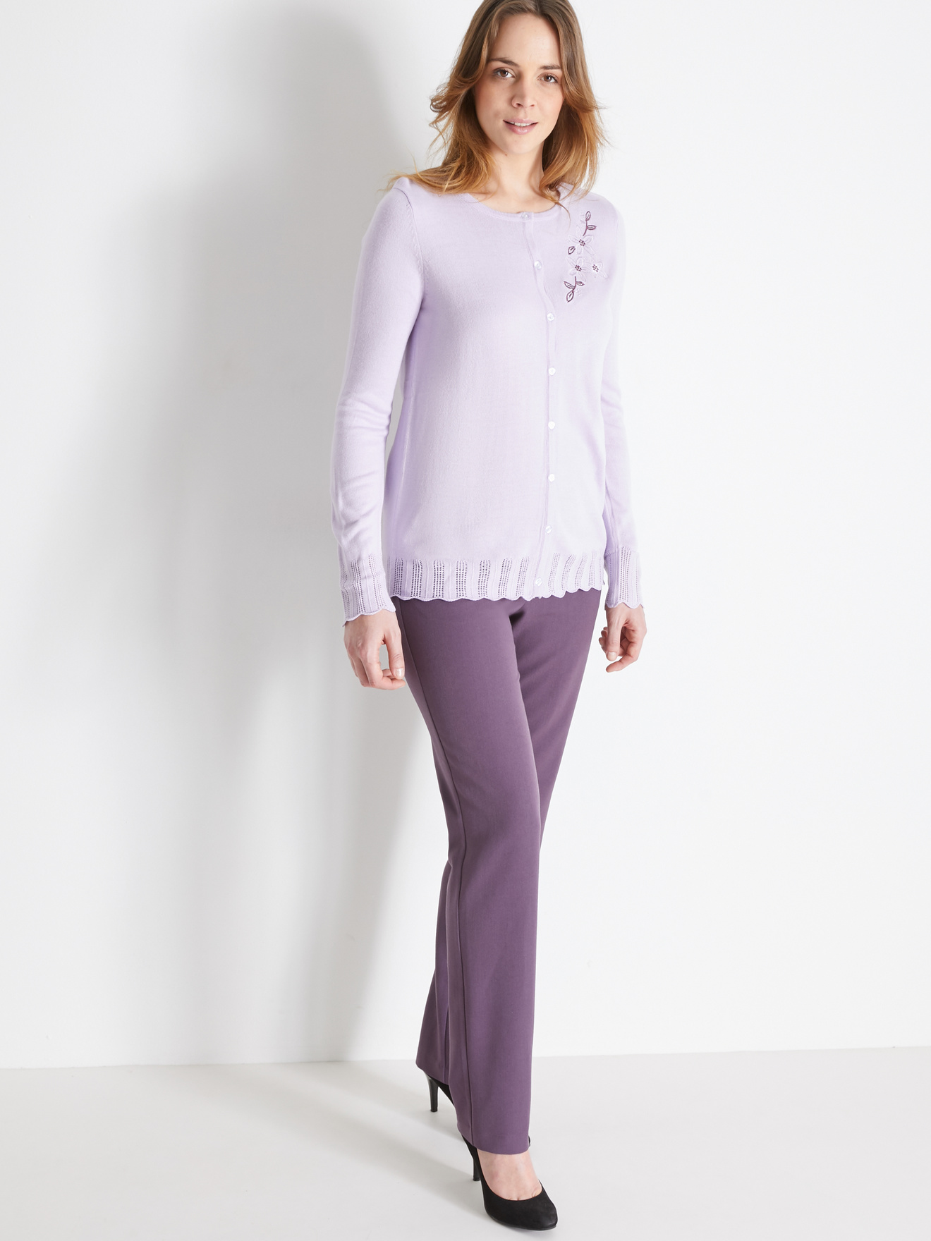 Cardigan brodé