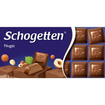 Trumpf Schogetten Nugat 100g Tafelschokolade MHD:30.10.25