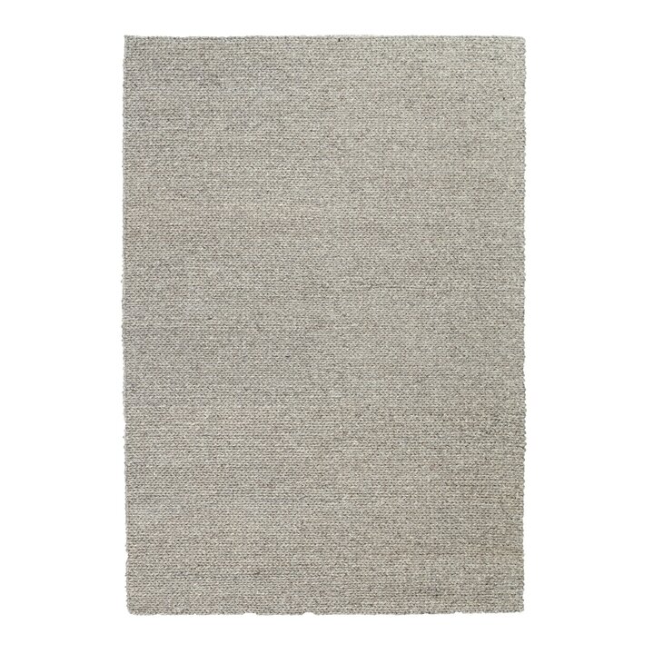 Wollen vloerkleed - Twist Grijs | Visgraat motief